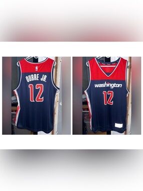 NBA Washington Wizards Kelly Oubre Jr. No. 12 Retro Fanatics Basketball Jersey